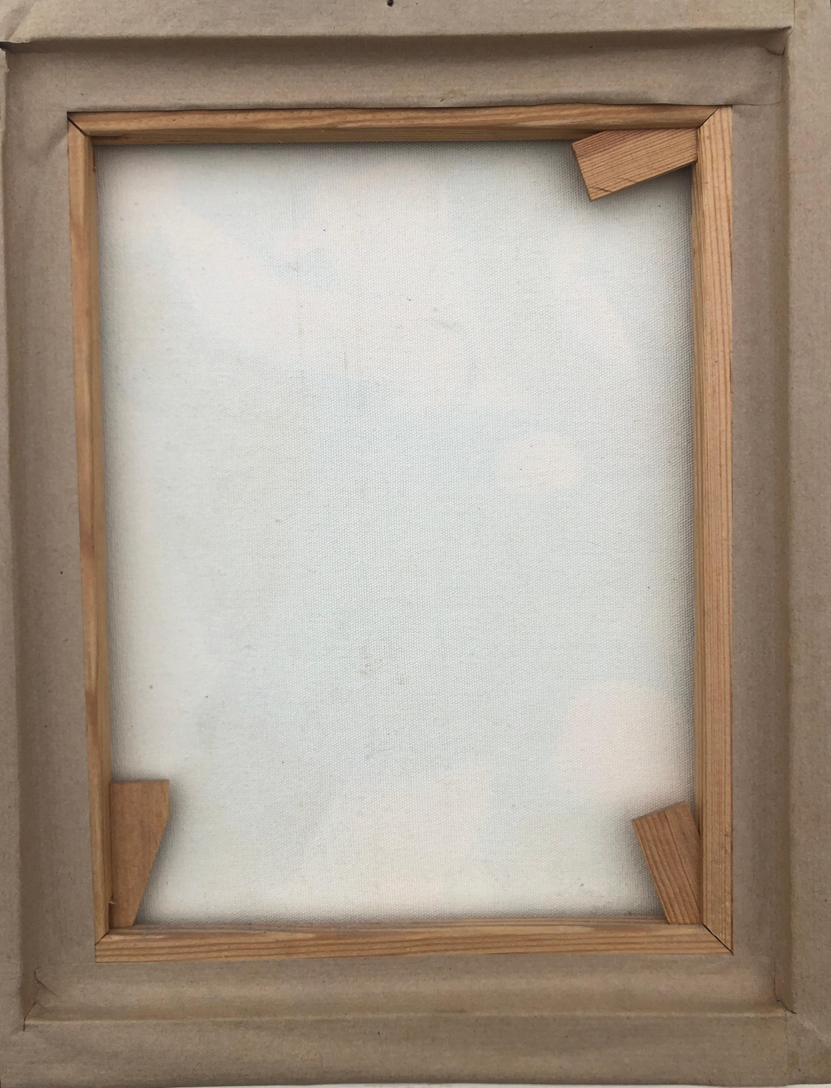Pittura ad olio su tela di una coppia di ballerini 3