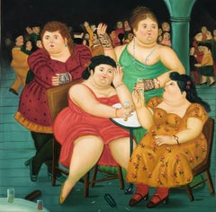 Night of Celebration oil on canvas painting