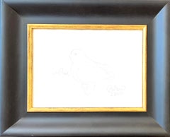 Fernando Botero - Paloma - Graphit auf Papier - 2000
