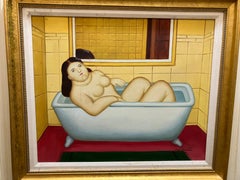 Après Botero Femme dans la baignoire