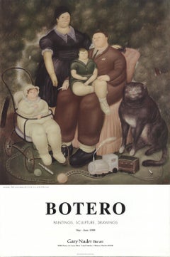 1998 Fernando Botero 'La Familia' USA Offset Lithograph