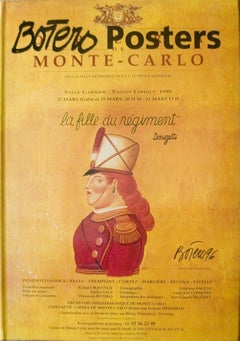 2002 After Fernando Botero 'Botero Posters II' Contemporary Orange Book