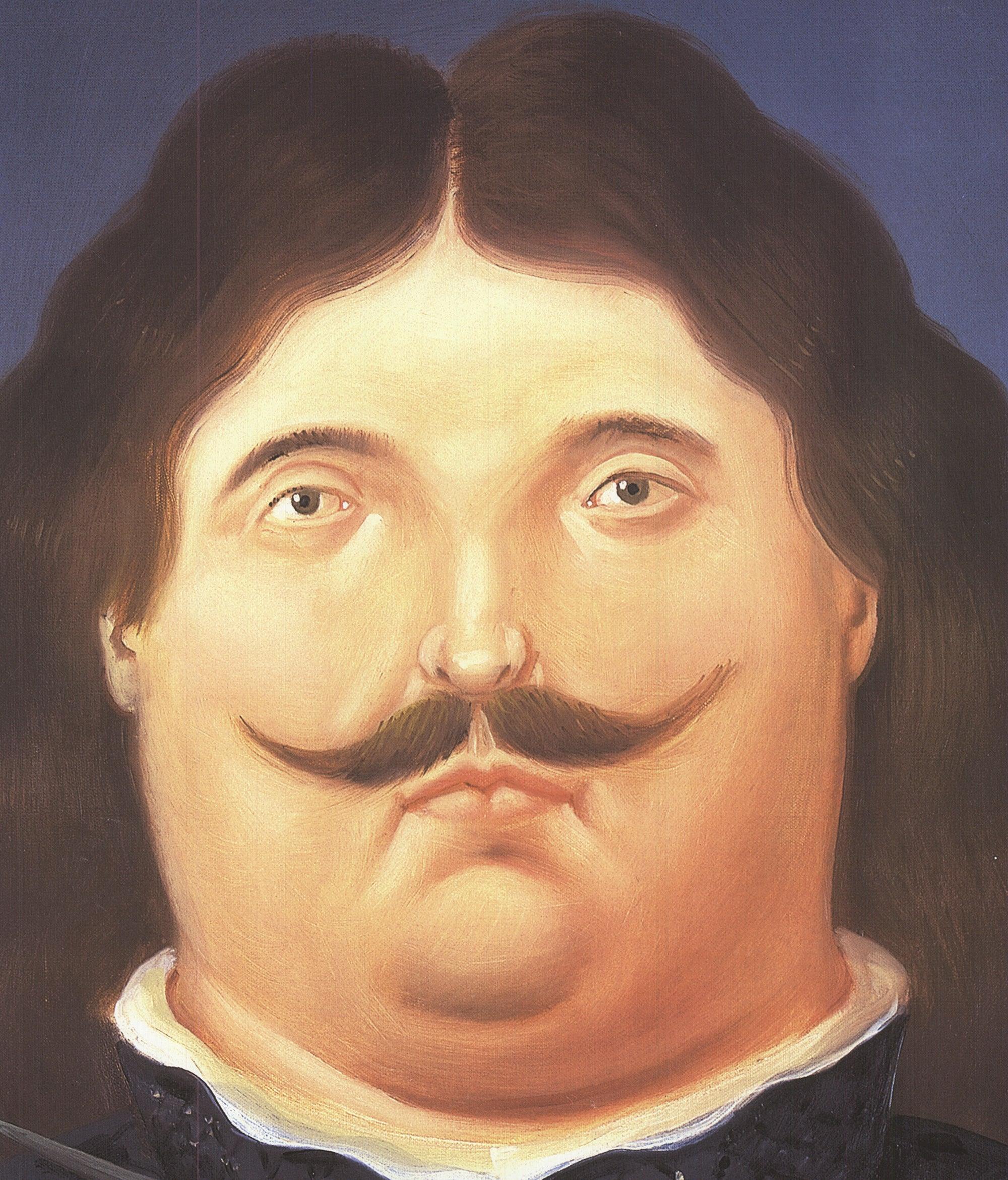 Botero-Portrait of Velazquez - Contemporary Print by Fernando Botero