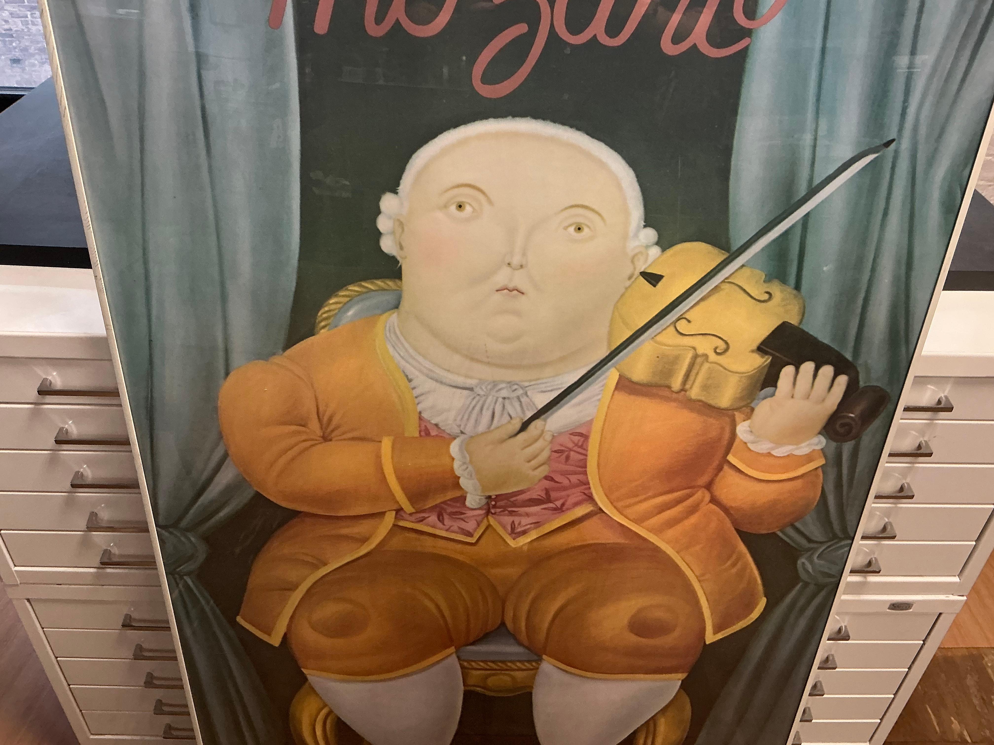 Botero The Violinist, Mostly Mozart Festival , 1984 Vintage 7