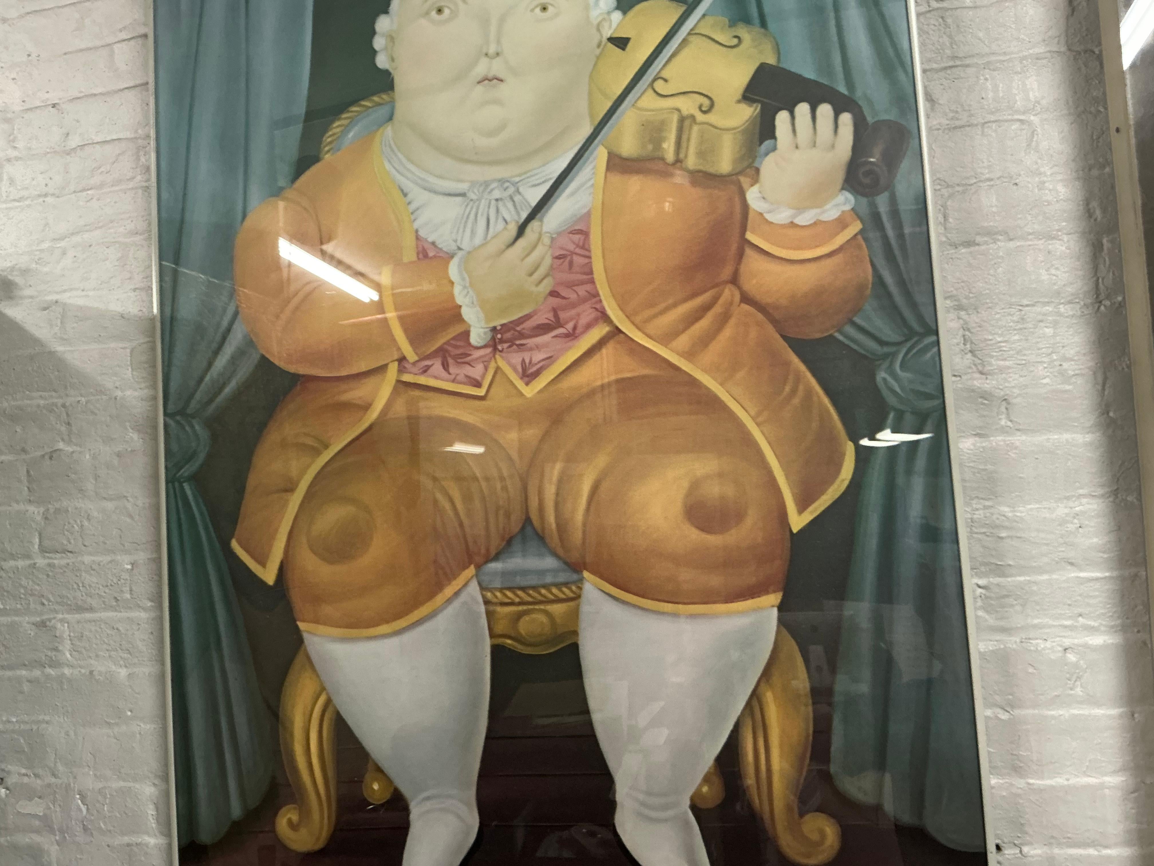 Botero The Violinist, Mostly Mozart Festival , 1984 Vintage 2