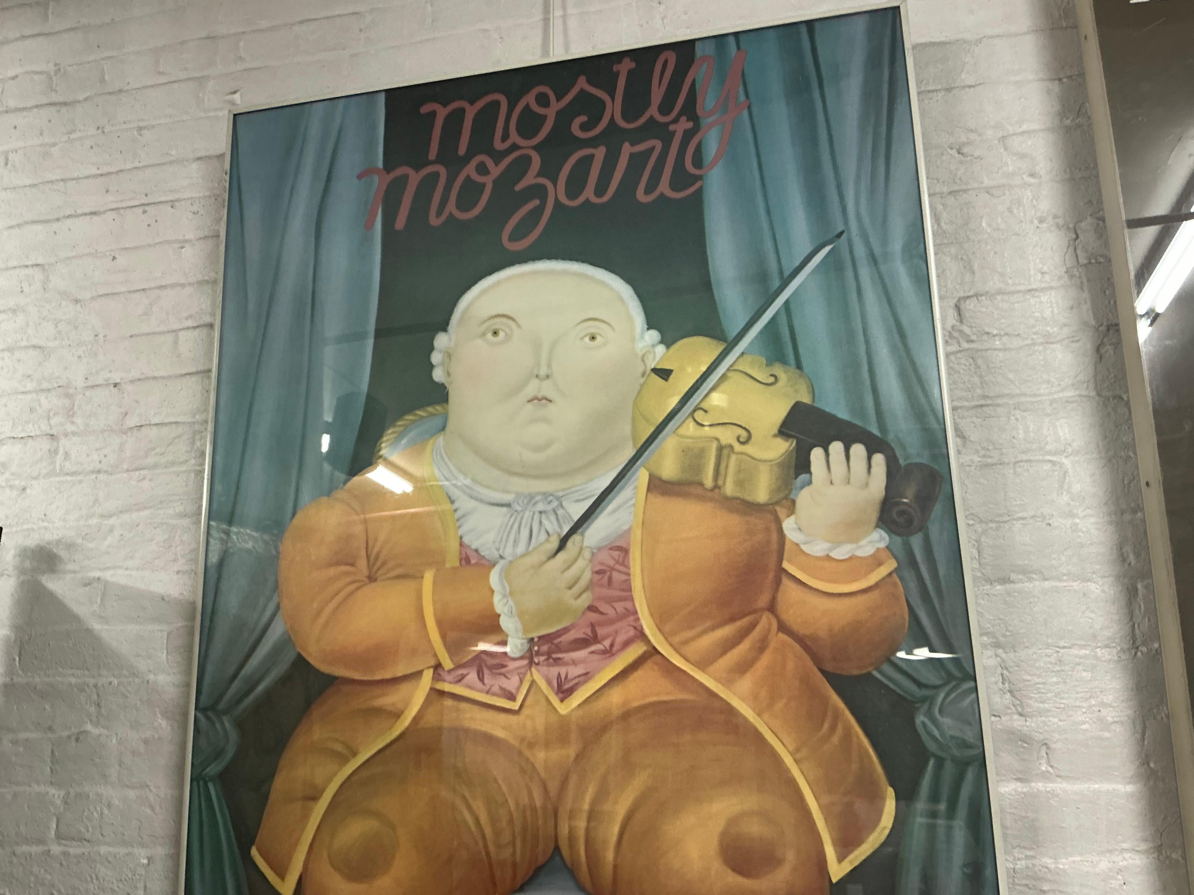 Botero The Violinist, Mostly Mozart Festival , 1984 Vintage 3