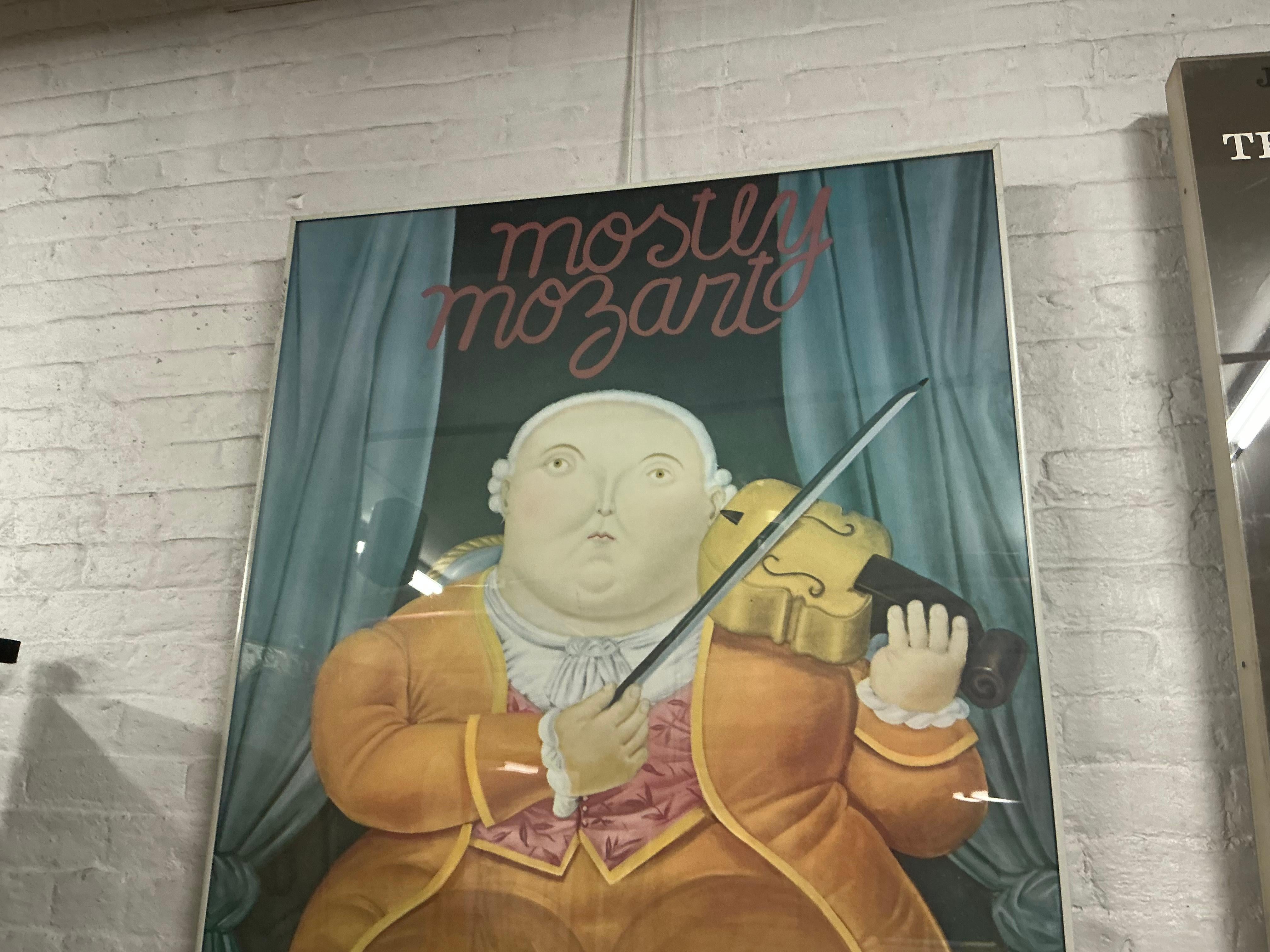 Botero The Violinist, Mostly Mozart Festival , 1984 Vintage 4