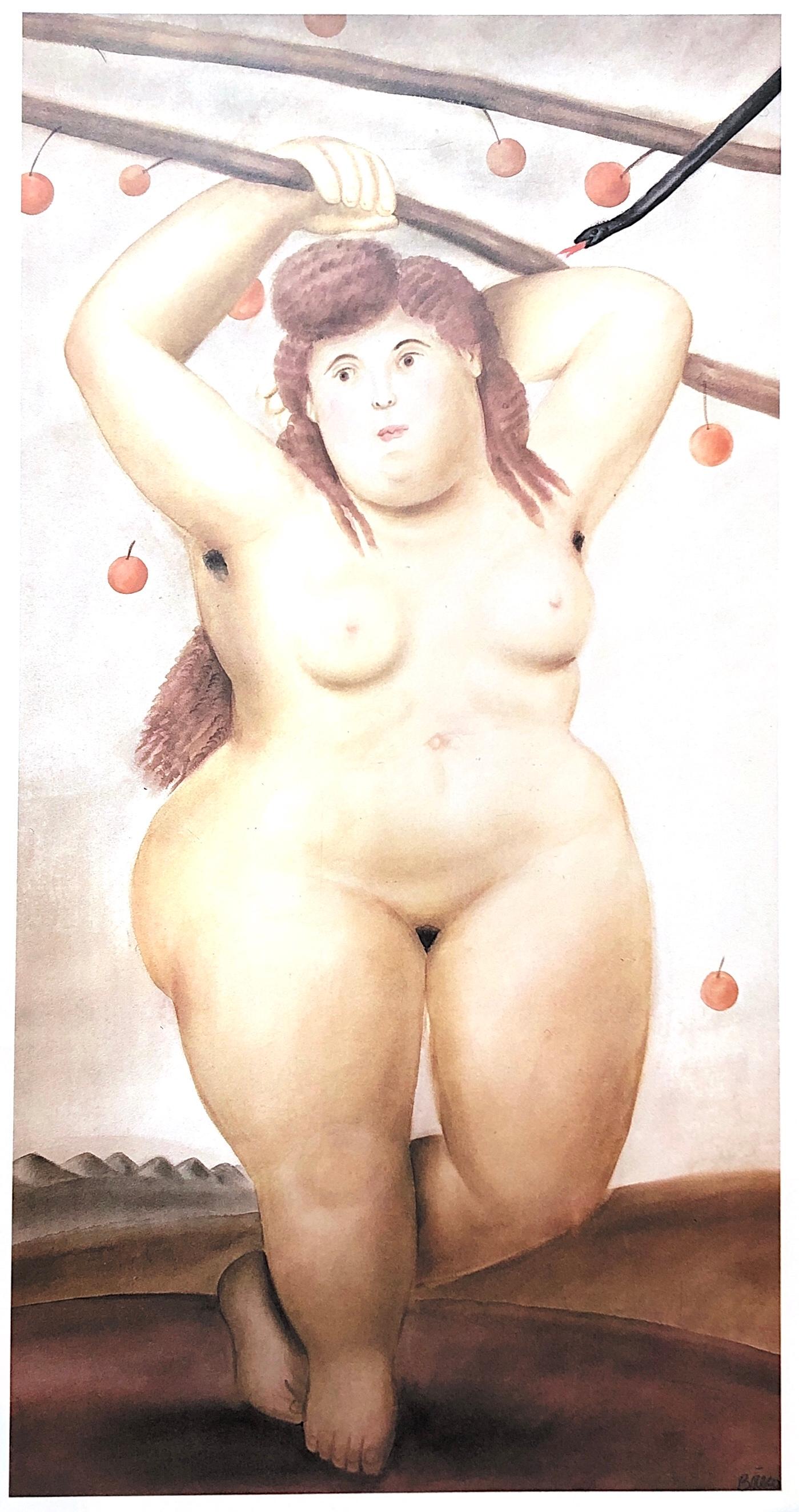 Fernando Botero Nude Print - Eva