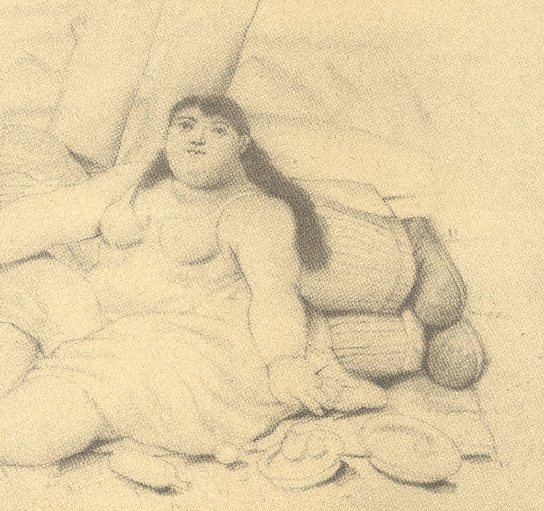 Fernando Botero 'Dibujos 1980-1985' 1986- Litografía offset en venta 3