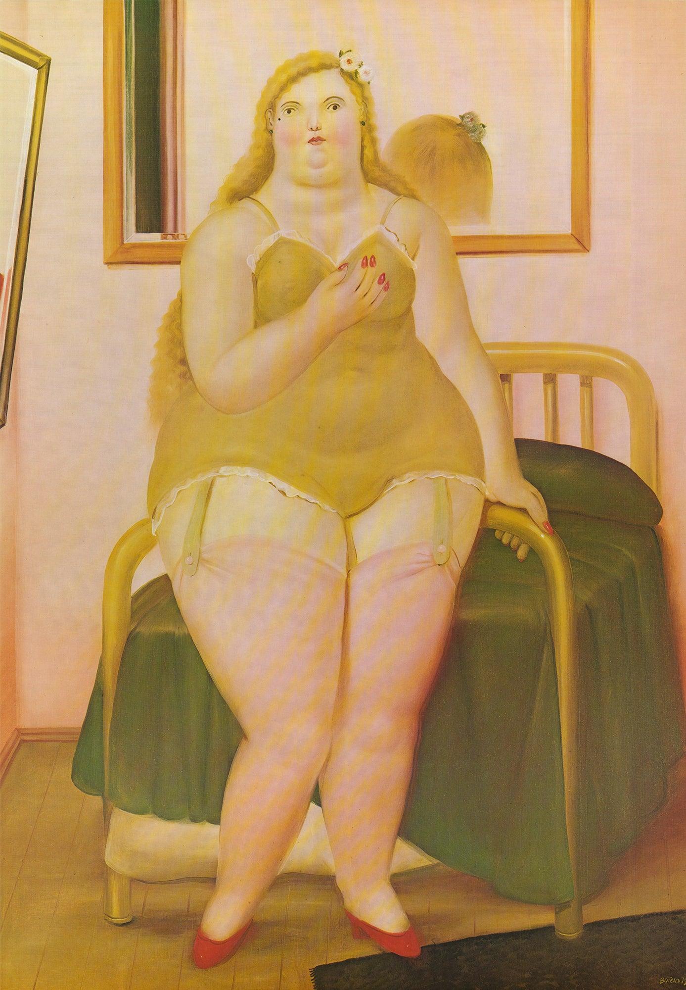 Fernando Botero 'La Cama' 1980, Vintage For Sale 3