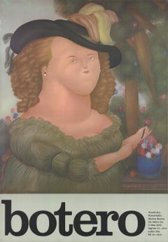 Fernando Botero « Marie-Antoinette d'après Vigne Lebrun » 1970- Affiche