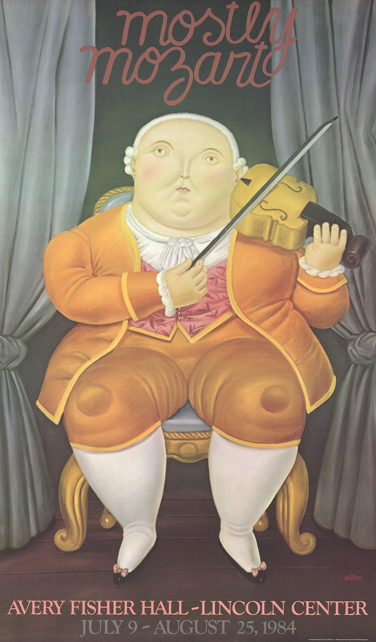 FERNANDO BOTERO Mostly Mozart, 1984 - Print by Fernando Botero