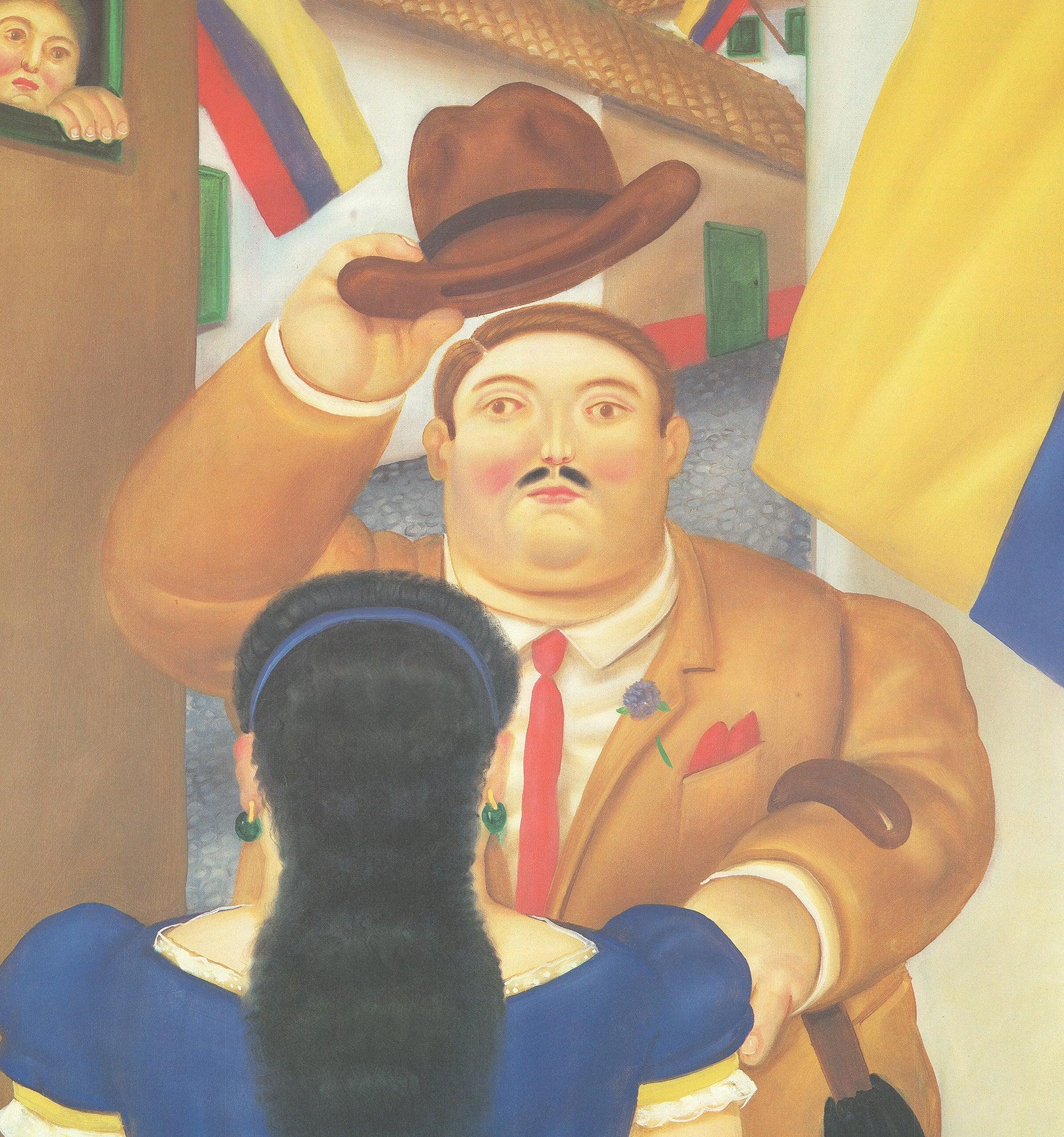 Fernando Botero 'National Holiday' 1987, Vintage For Sale 3