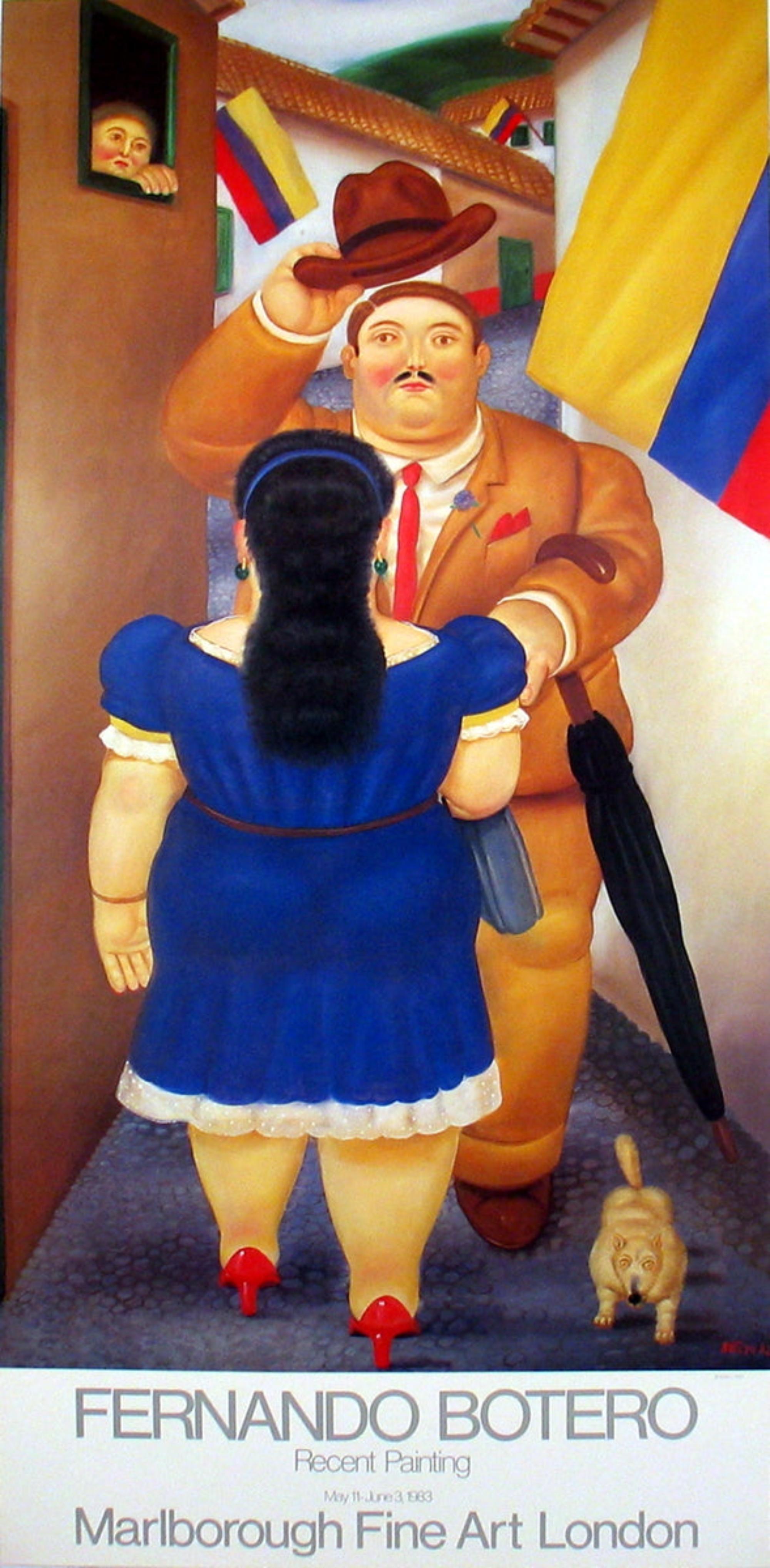 Fernando Botero "Fiesta Nacional" 1987, Vintage