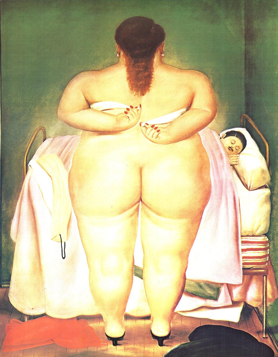 Fernando Botero 'The Morning After' 1980- Poster For Sale 1