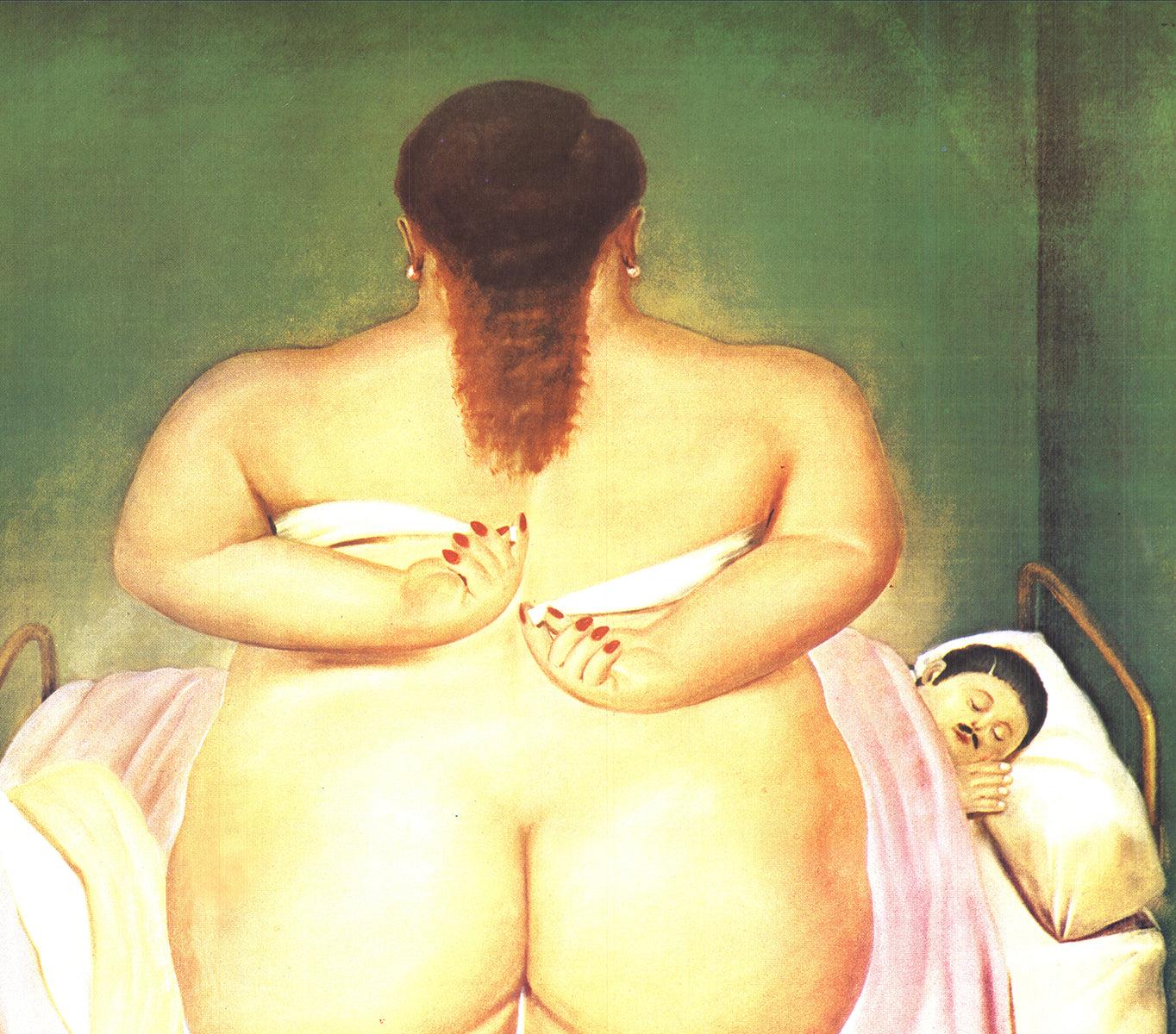Fernando Botero 'The Morning After' 1980- Poster For Sale 2