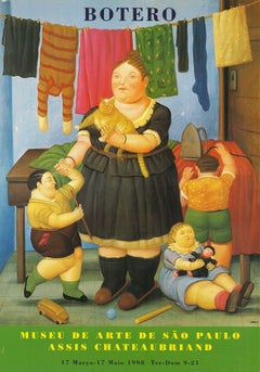 Fernando Botero 'La Veuve' 1998 By