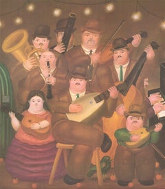 Los Músicos Offset Lithograph Print, Contemporary, 1970s, Unframed