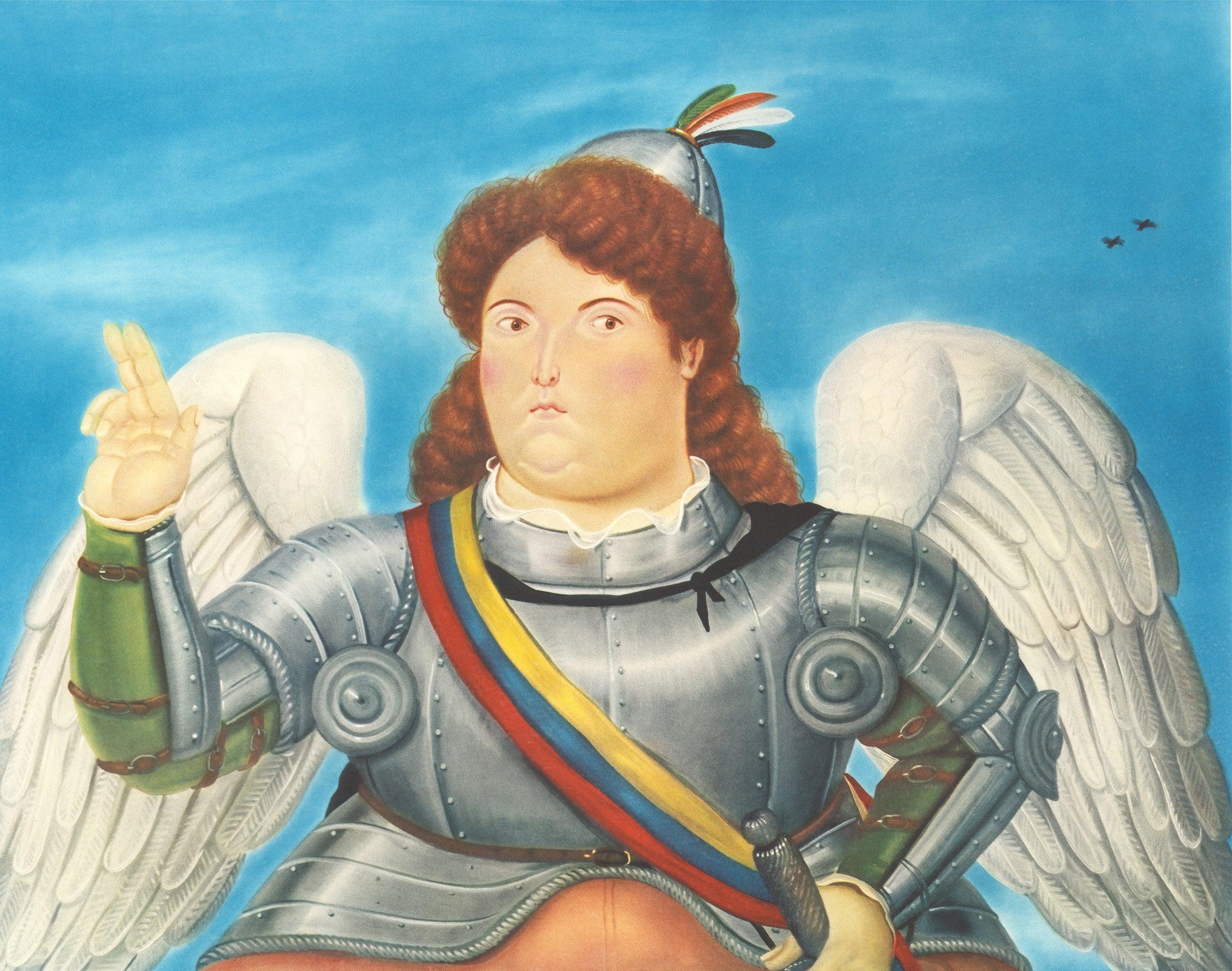 Botero-Mozart '91 Salzburg Vintage lithograph - Contemporary Print by Fernando Botero