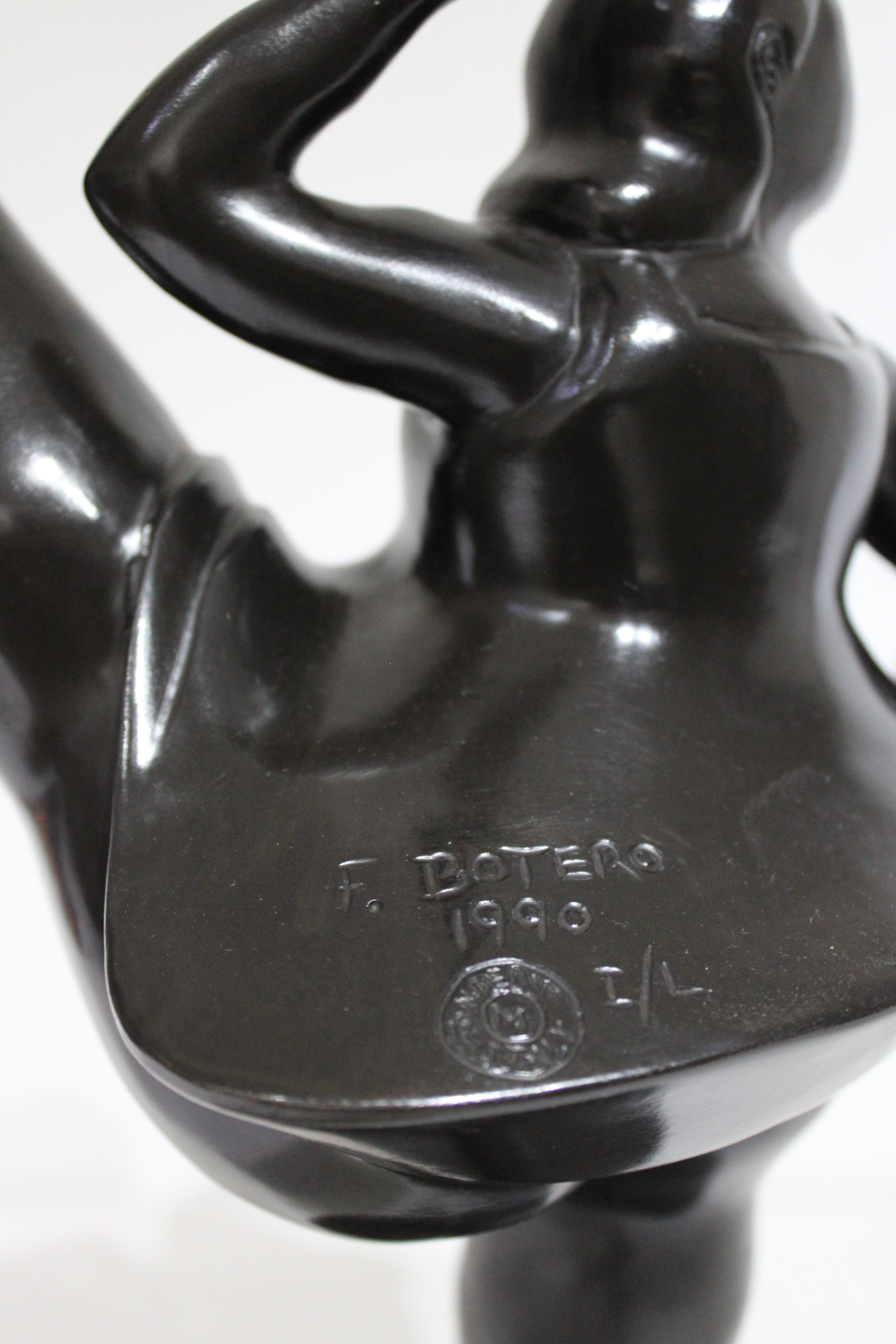 After Botero -Dancer Bronze Sculpture For Sale 9
