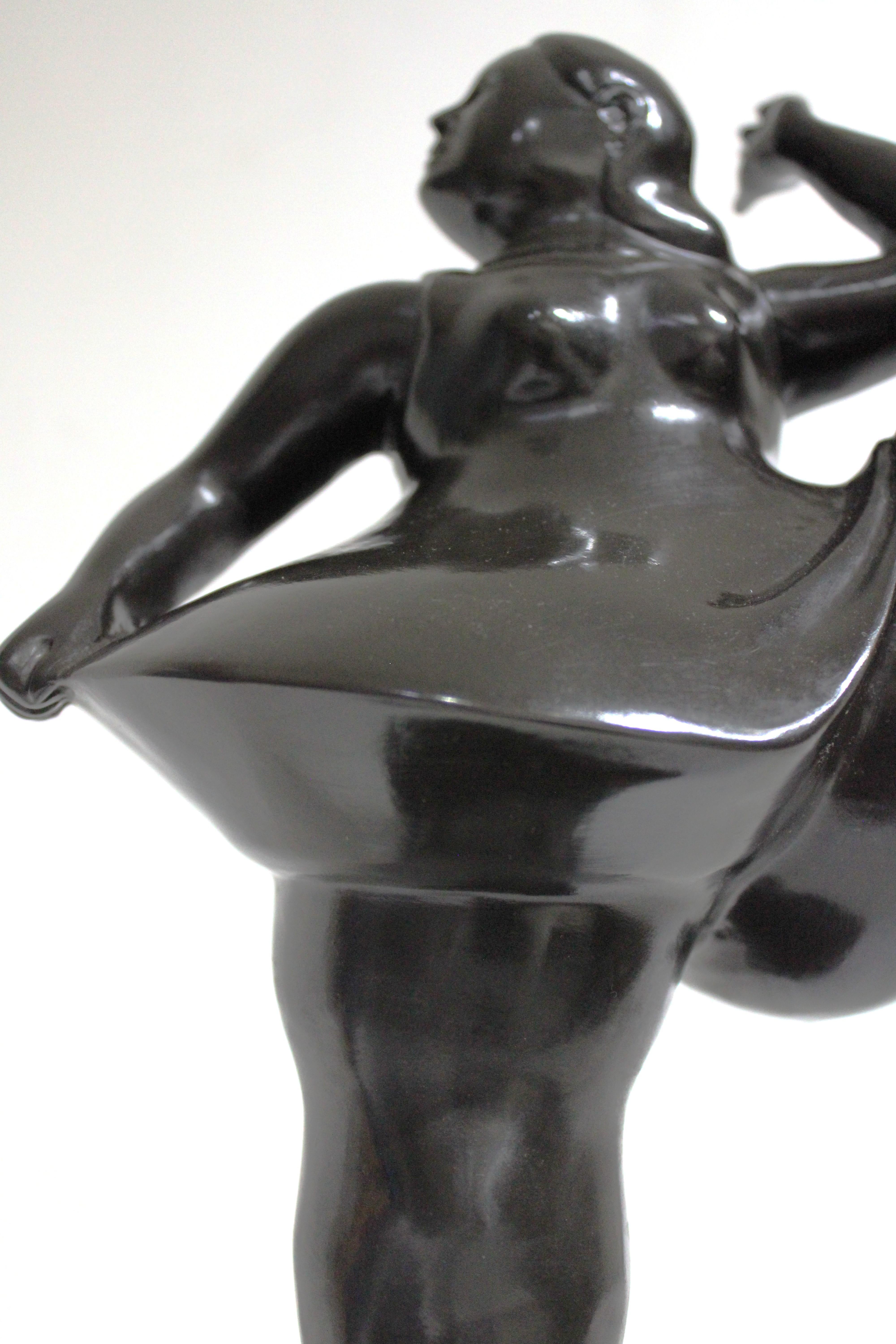 After Botero -Dancer Bronze Sculpture For Sale 13