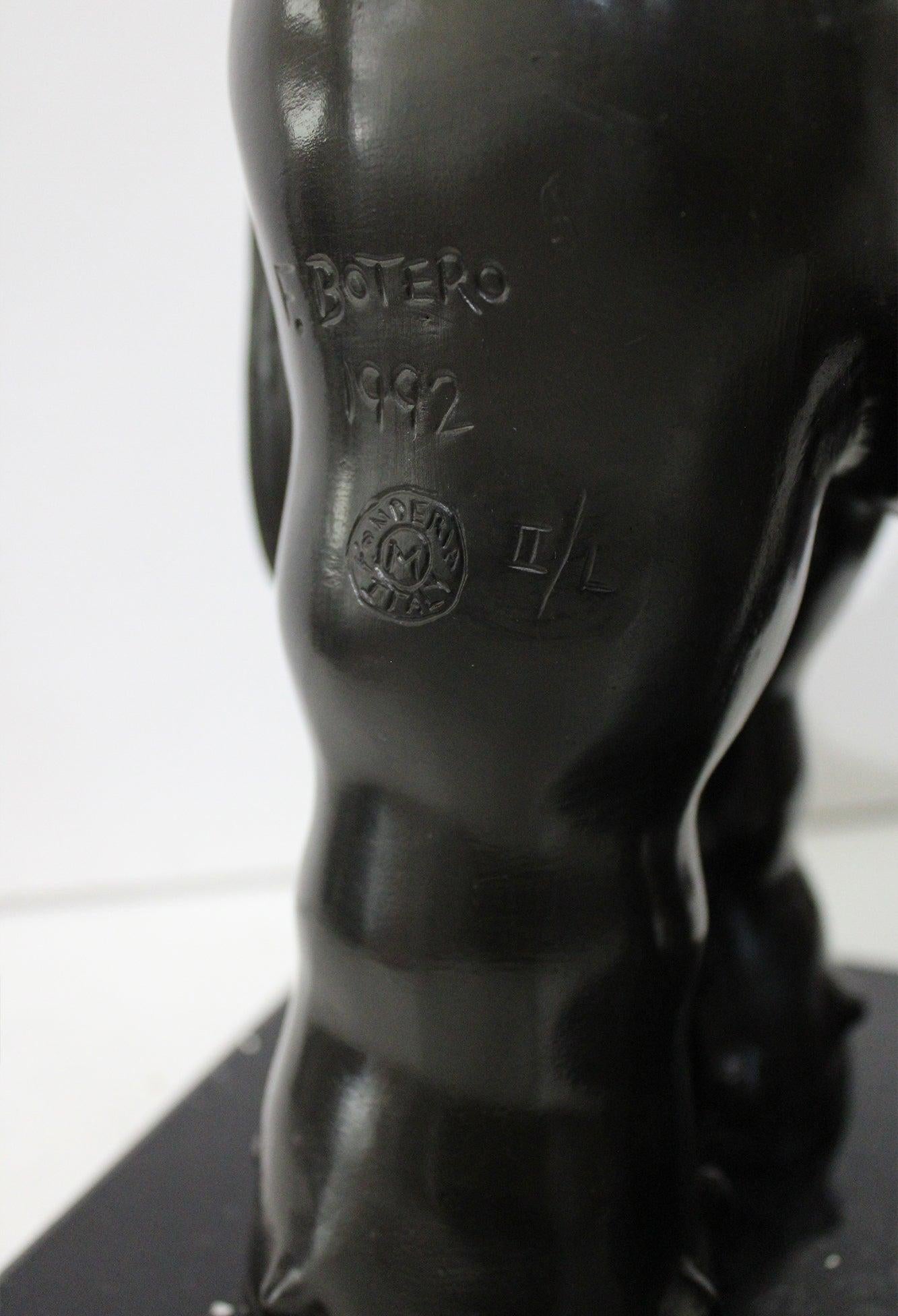 After Botero - Horse Bronze Sculpture en vente 7