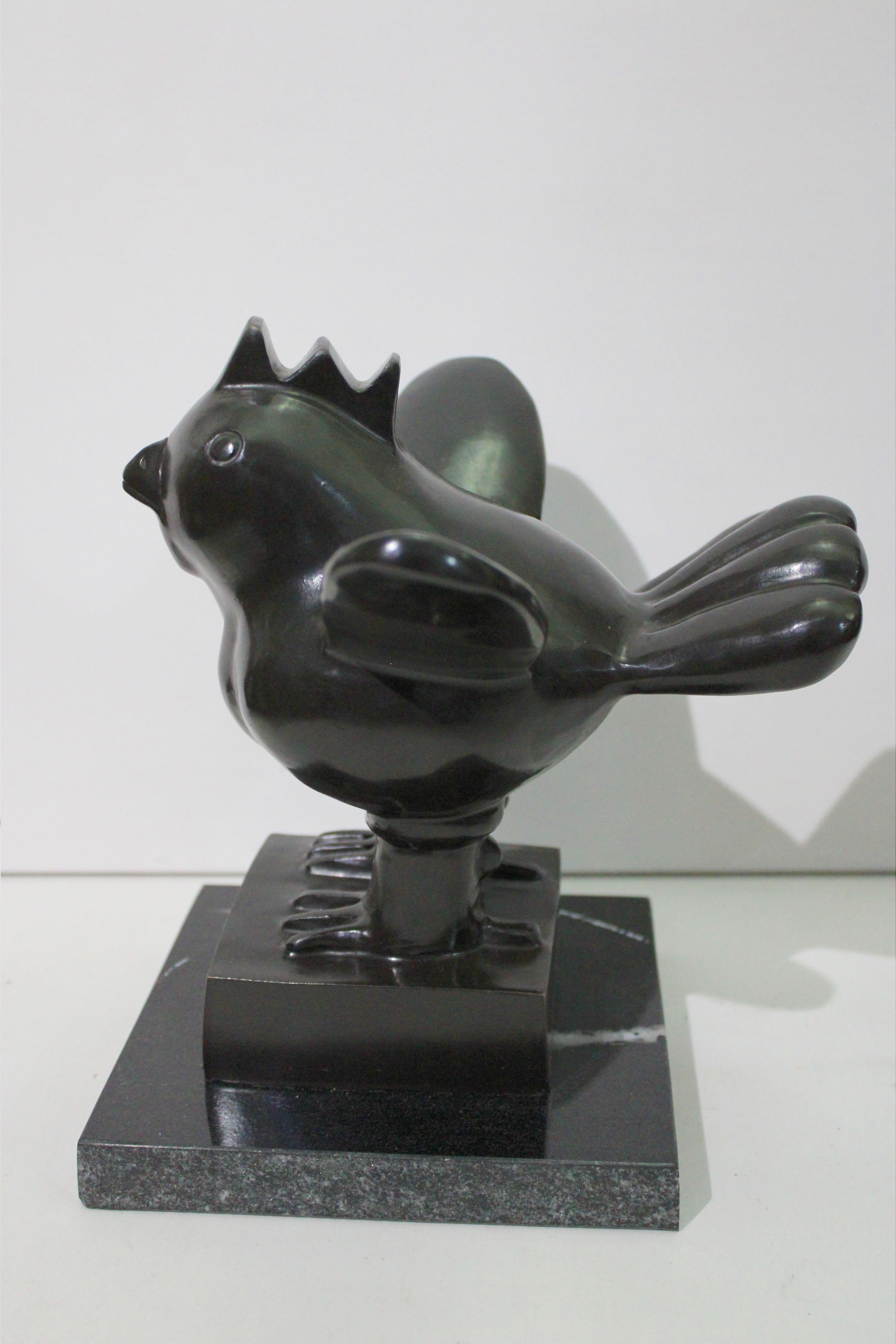 Nach Botero – Großer Vogel  Bildhauerei – Sculpture von Fernando Botero