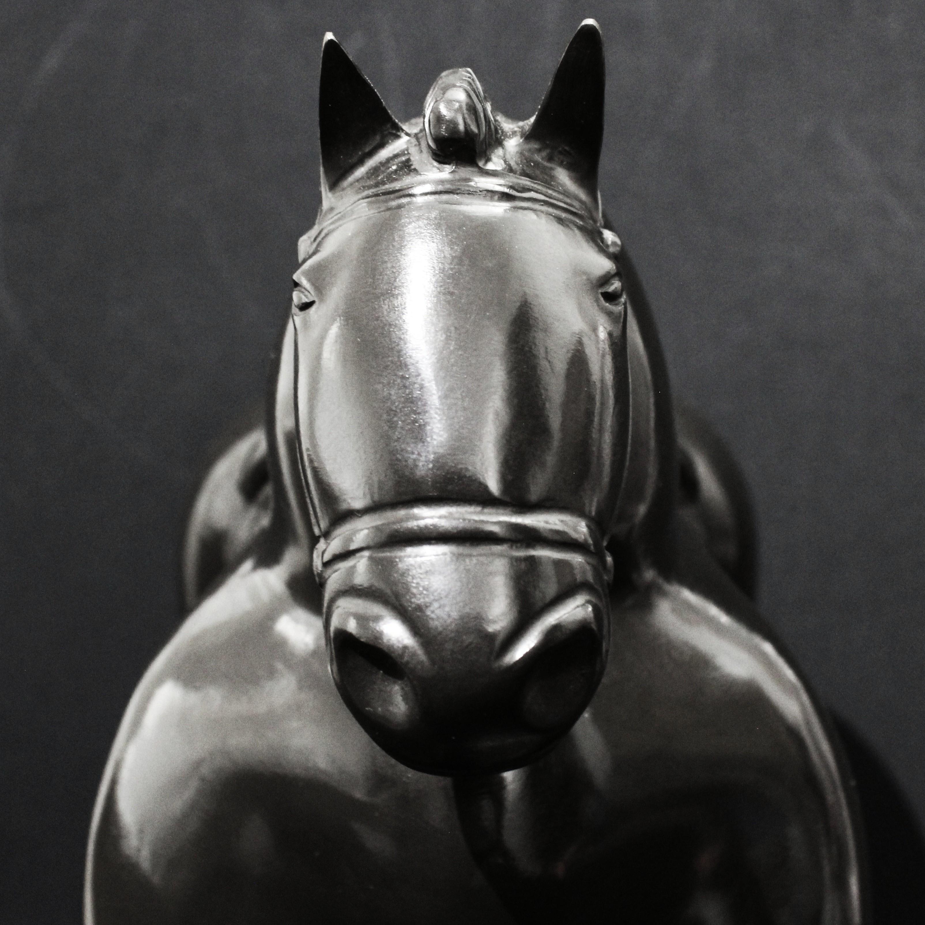 After Botero - Horse with Saddle Sculpture im Angebot 4