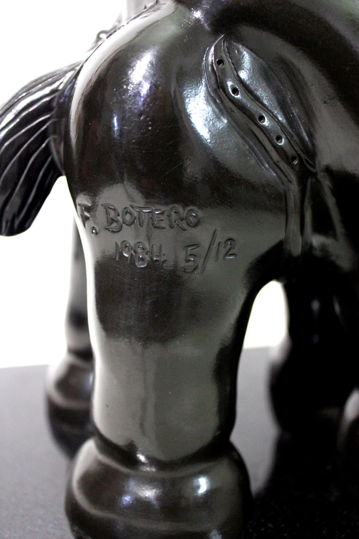 Dopo Botero - UOMO A CAVALLO BRONZO - Sculpture Contemporaneo di Fernando Botero