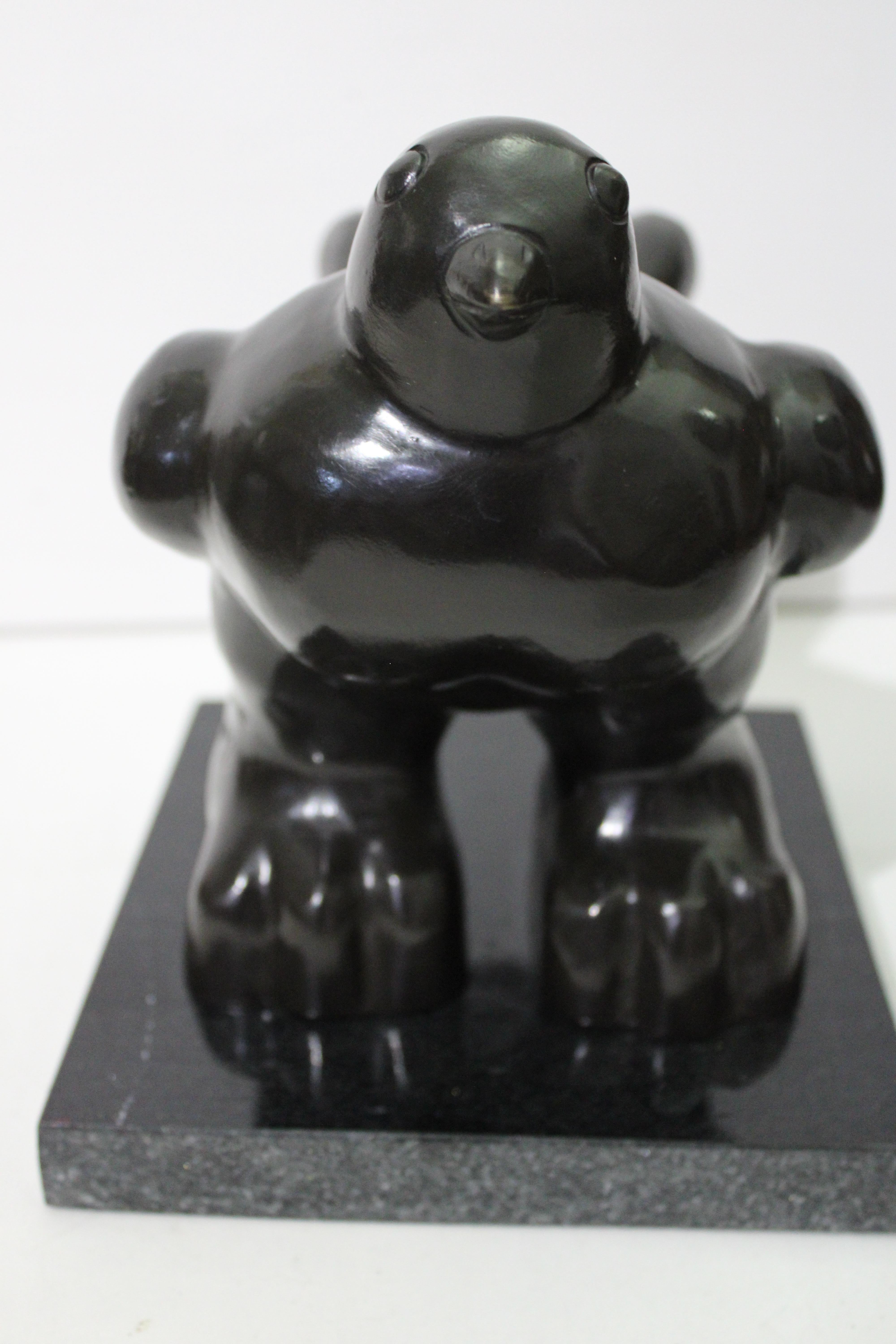 After Botero - Small Bird  Sculpture For Sale 5