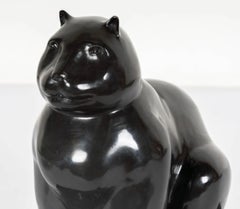 After Fernando Botero "Cat" Bronze Sculpture, Edition of 50