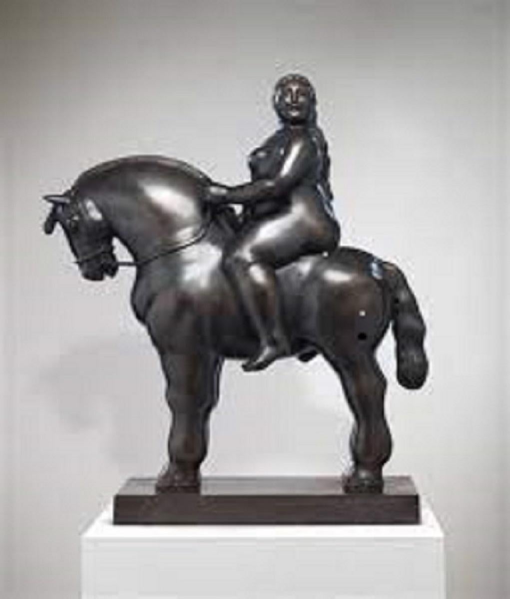 AFTER Fernando Botero was born in Medellin in 1932. From Colombia, he travelled to Spain and Paris before settling down in Florence where he found inspiration in the Italian Quattrocentro masters, discovering techniques from a bygone era. Today, he