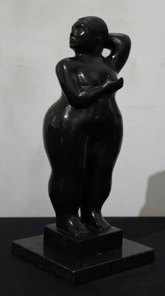 After Fernando Botero Standing Woman Bronze Sculpture, Edition of 50