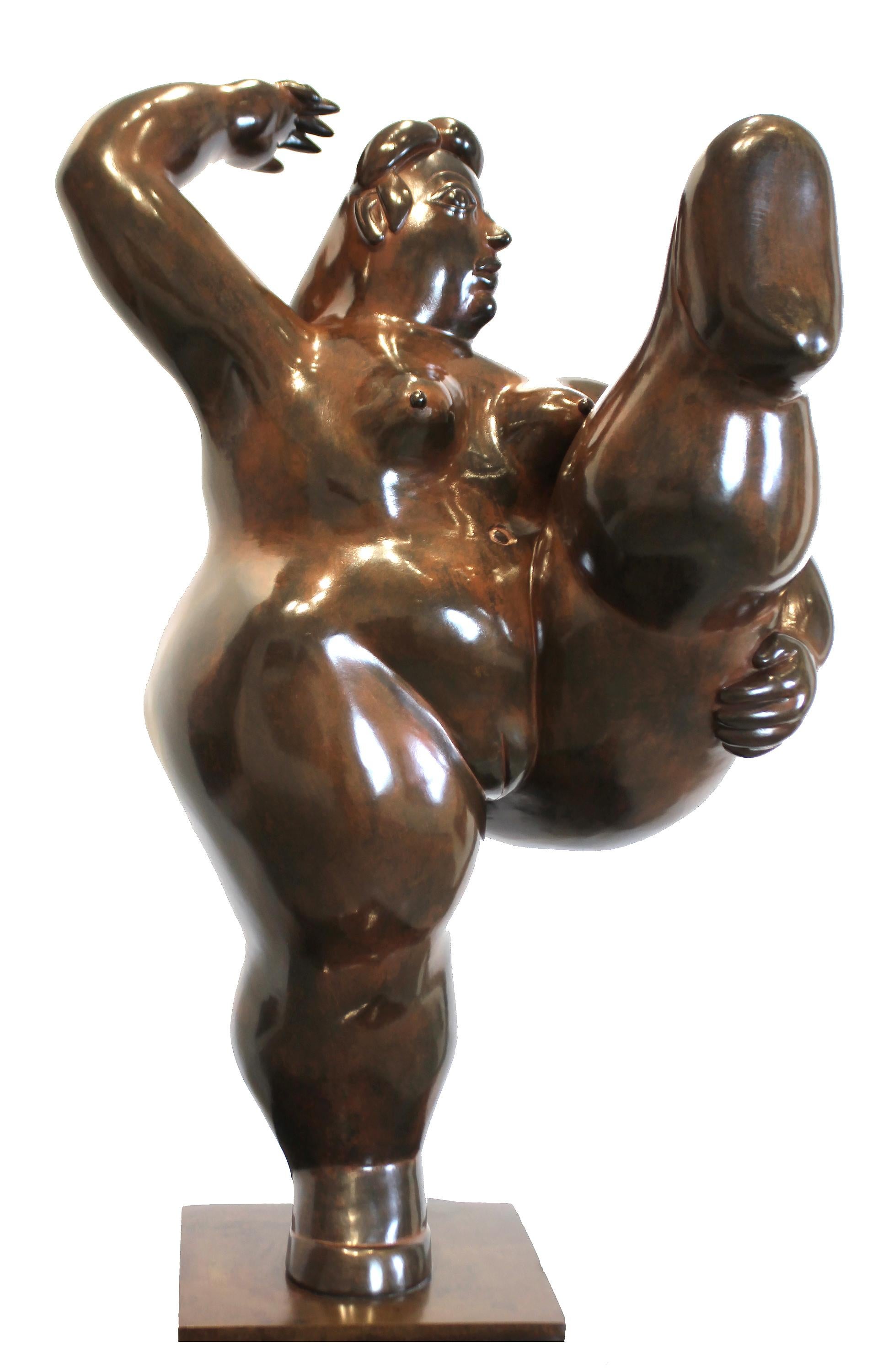 Fernando Botero Nude Sculpture - Ballerina