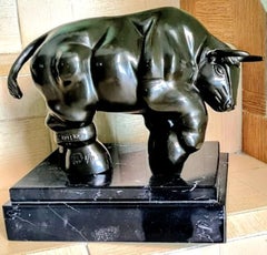 Bull Bronze Sculpture