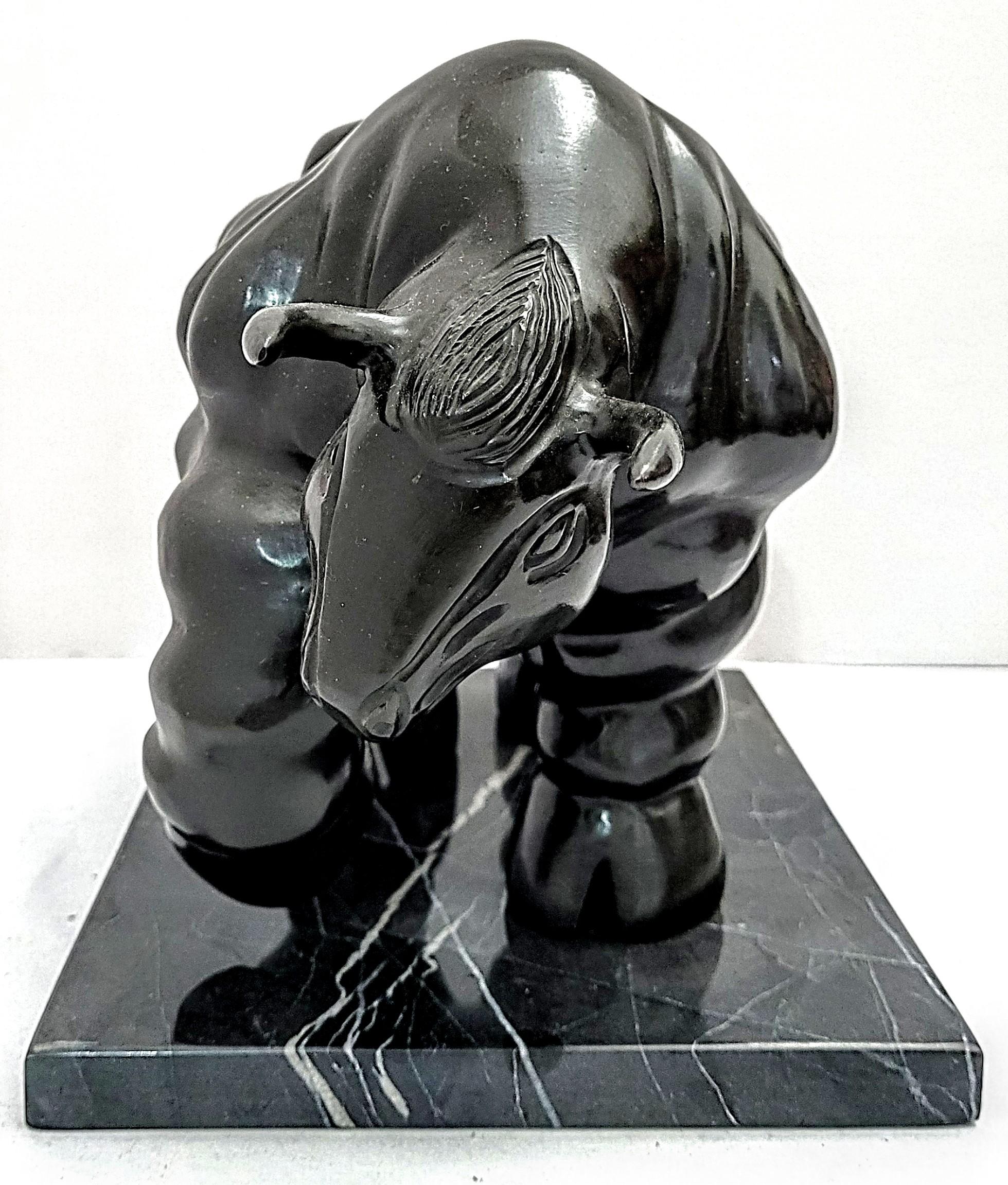 Fernando Botero Figurative Sculpture - Bull Bronze Sculpture
