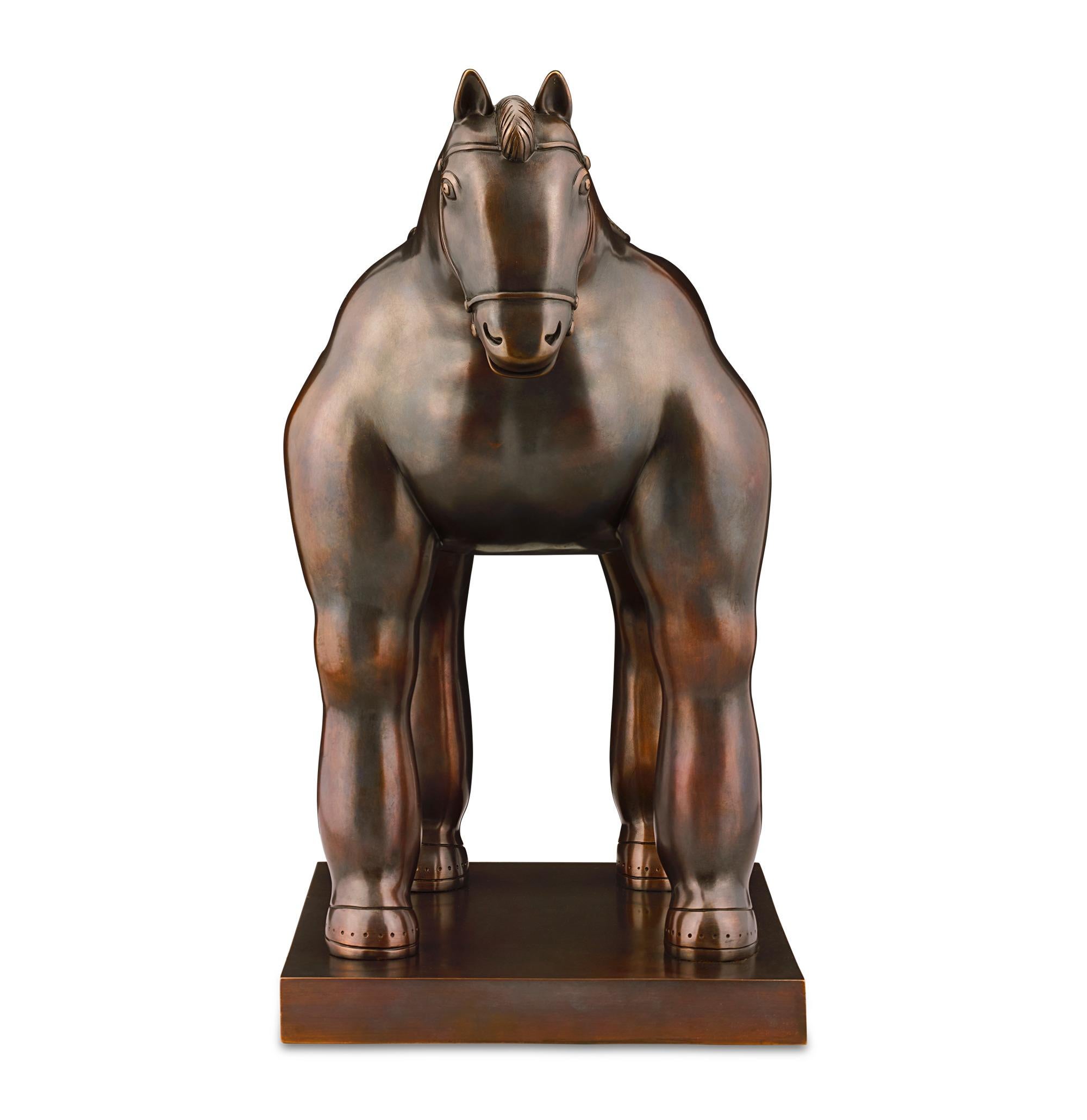 Pferd mit Sattel von Fernando Botero im Angebot 2