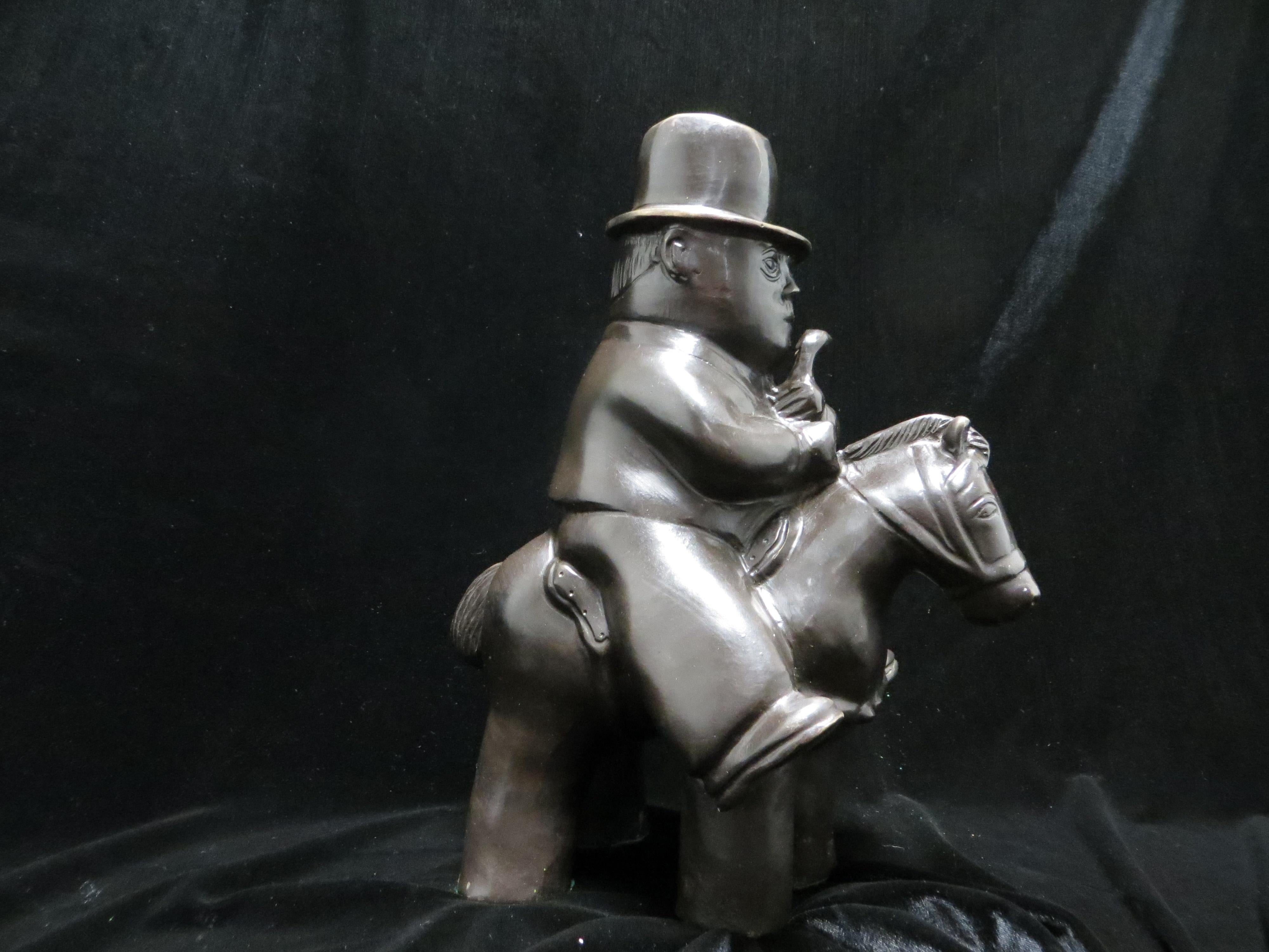 botero man on horse