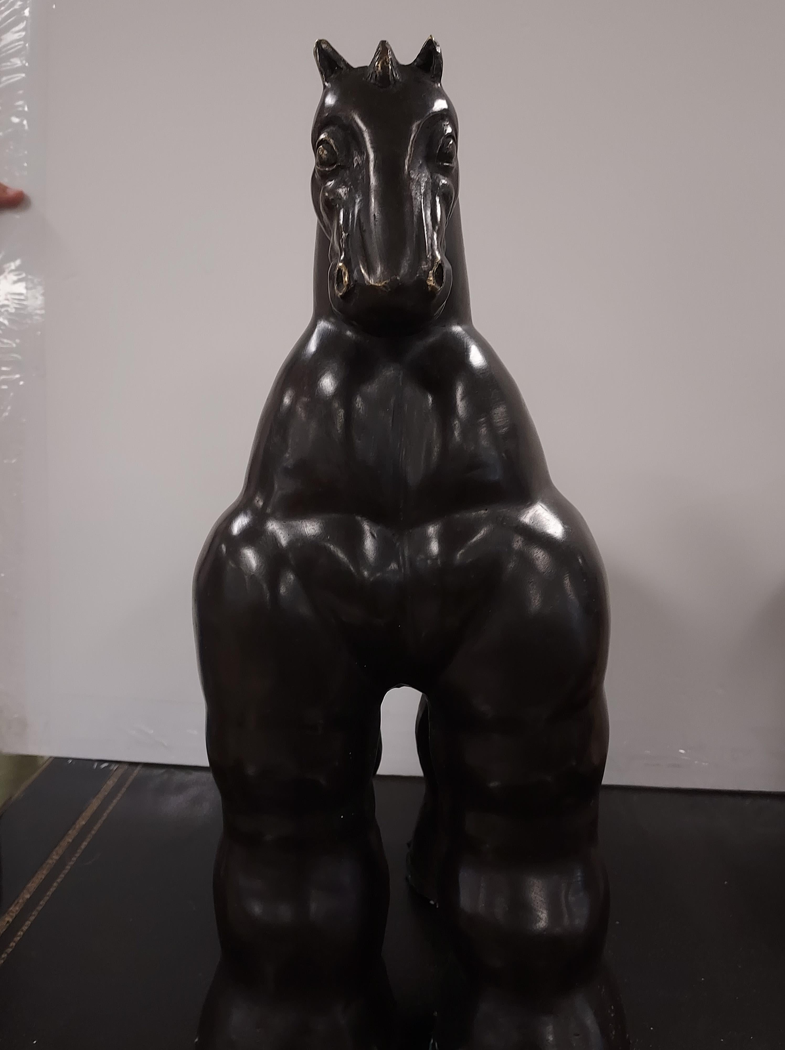 The Big Horse by Botero  - Contemporary Sculpture by Fernando Botero