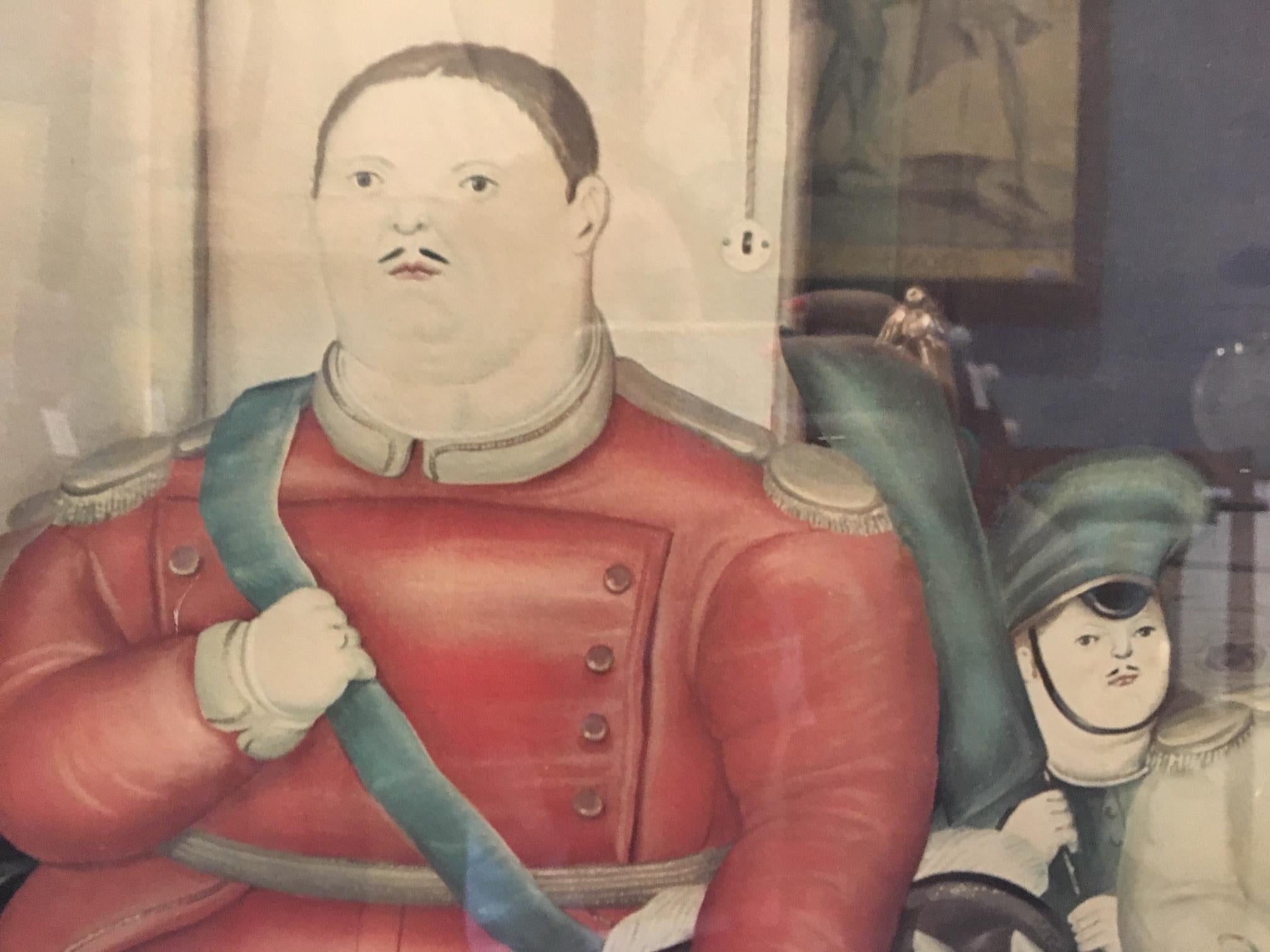 Paper Fernando Botero Exhibition Poster For Sale