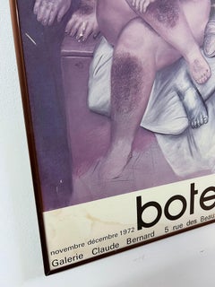 Fernando Botero Original Poster Galerie Claude Bernard Paris Framed