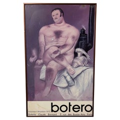 Fernando Botero Original Poster Galerie Claude Bernard Paris Framed