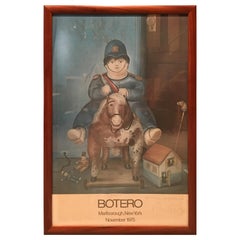Fernando Botero Poster Police Boy on Horse