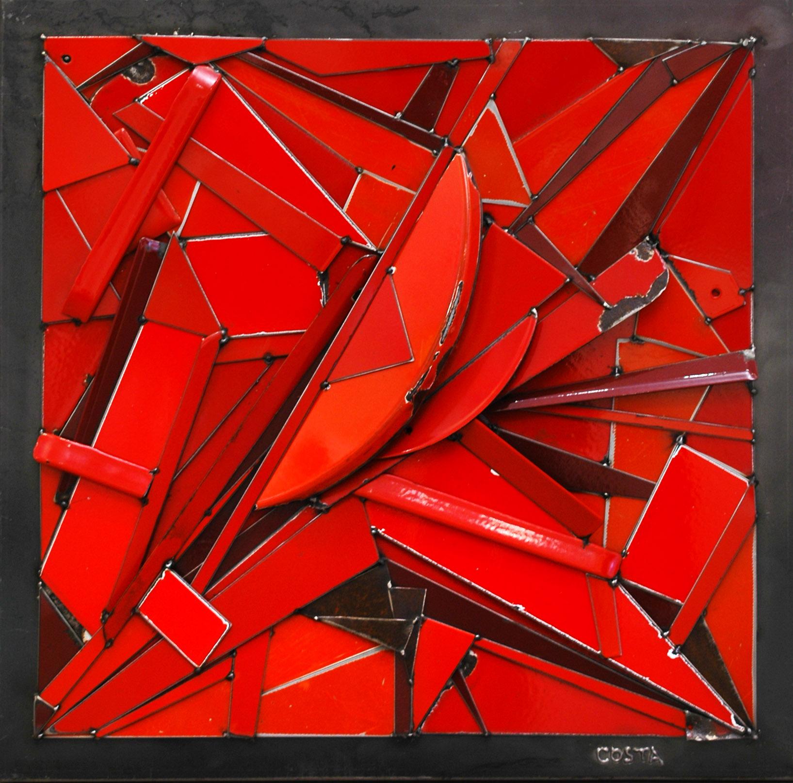 Fernando Costa Figurative Sculpture - Camaïeux Rouge