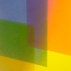 Contemporary Fernando de Ana Untitled Multicolor Resin on Panel Spanish Painting