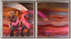 Mar de Lurin XXI - Diptych