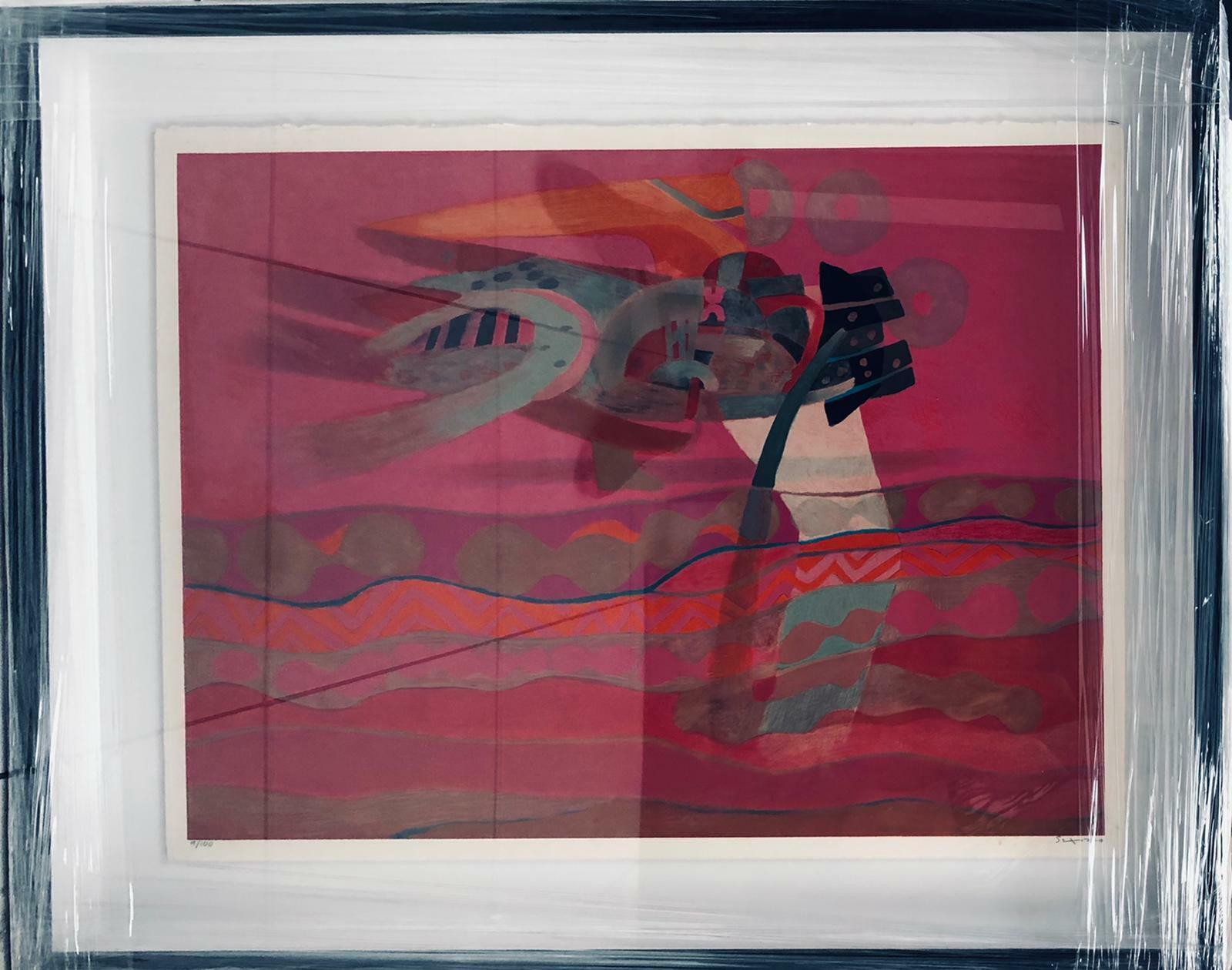 Fernando de Szyszlo, 'Senza titolo', Serigrafia, 19,7x27,6 pollici 1