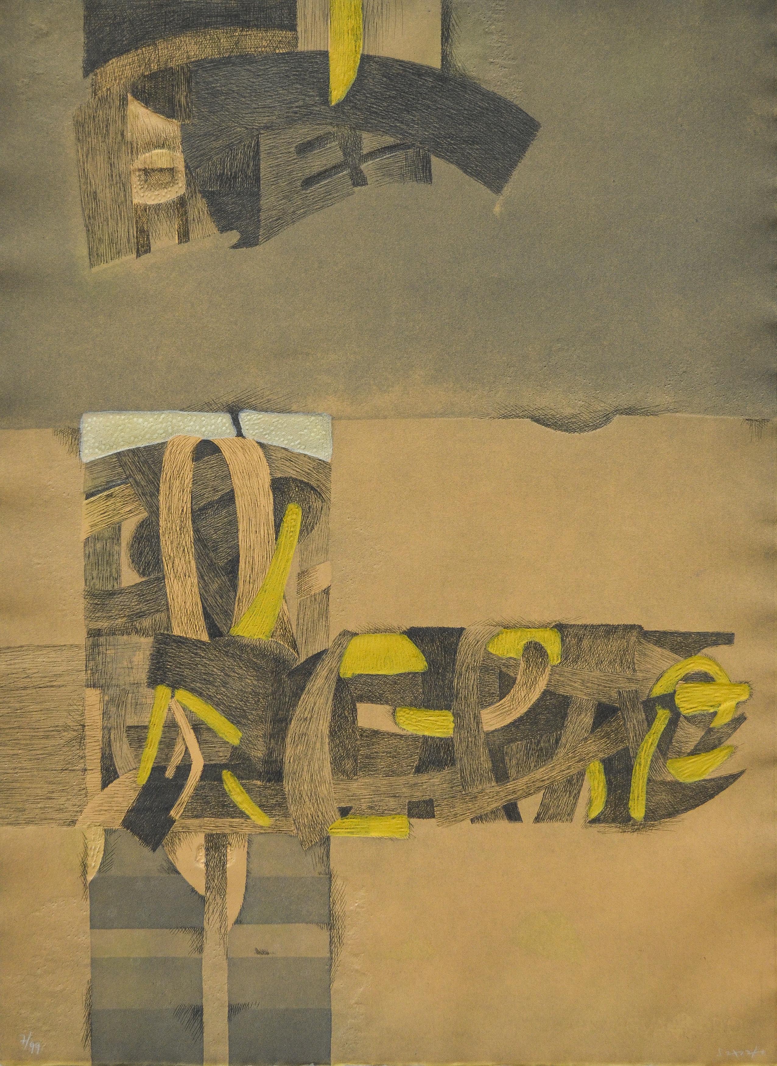 Fernando de Szyszlo Abstract Print - Untitled Edition 7 of 99