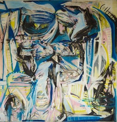 Azul, Contemporary Art, Abstract Painting, 21st Century