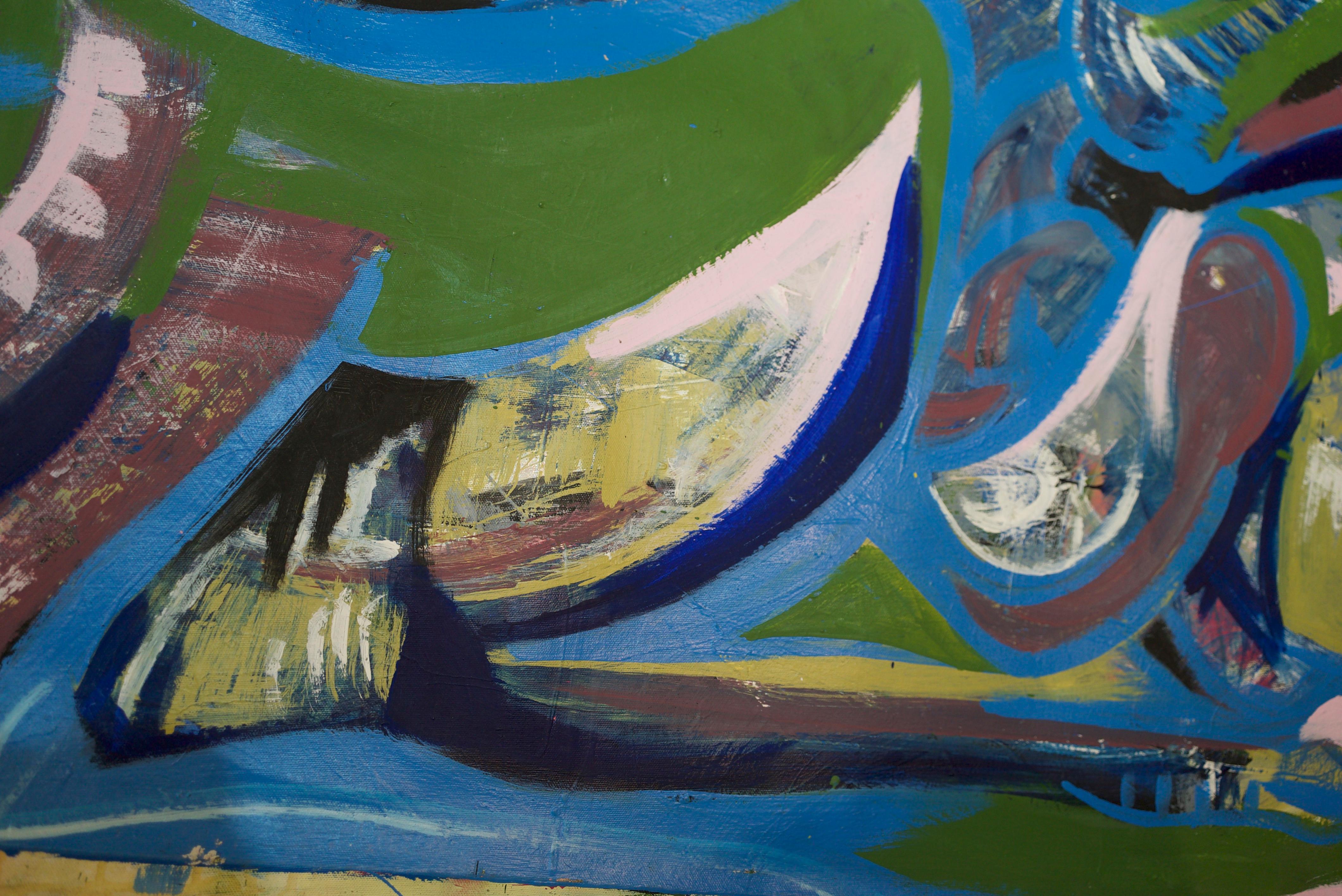 Jungla, Art contemporain, Peinture abstraite, 21ème siècle - Abstrait Painting par Fernando Esteban